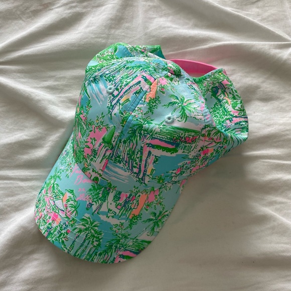 lilly pulitzer baseball hat